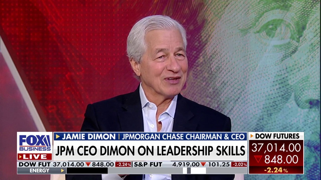 JPMorgan Chase Chairman and CEO Jamie Dimon on the importance of leadership skills, deregulation policy, energy independence and the Federal Reserve helping small banks and businesses.