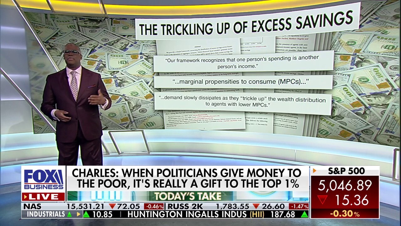'Making Money' host Charles Payne argues Americans are spending too much and saving too little.