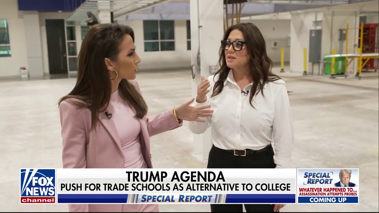 FOX Business correspondent Lauren Simonetti reports on Labor Secretary Lori Chavez-DeRemer’s visit to a carpenter training facility on ‘Special Report’ as the Trump administration pushes to support trade schools.